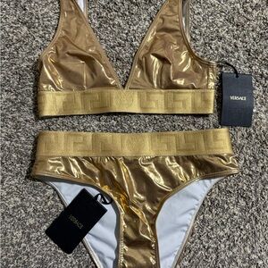 Versace Laminated Bikini